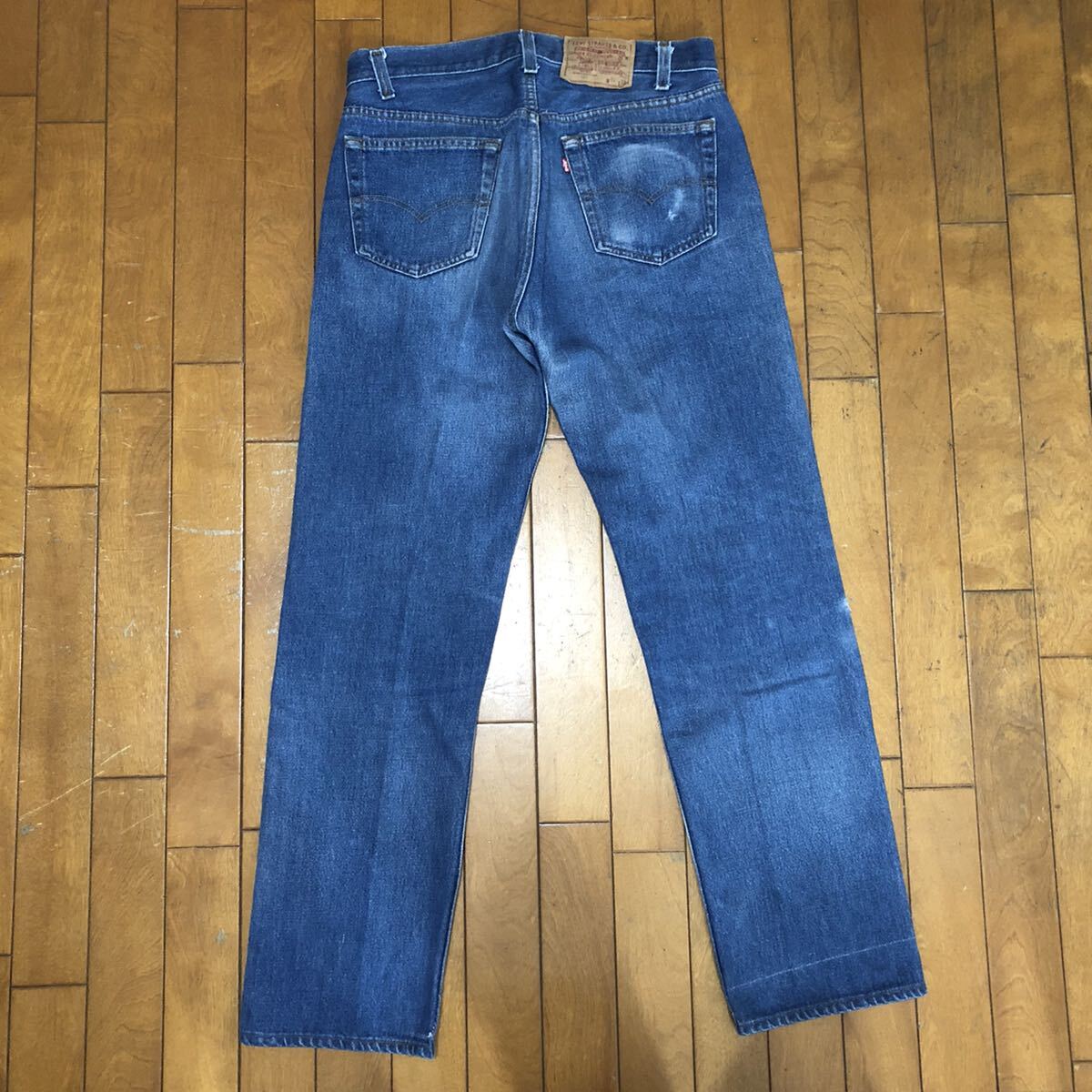 ☆ 【 Levi's 】★501 MADE in USA 86年製　CAREスタンプ入　ゴールデンサイズ★W34 L33_画像2