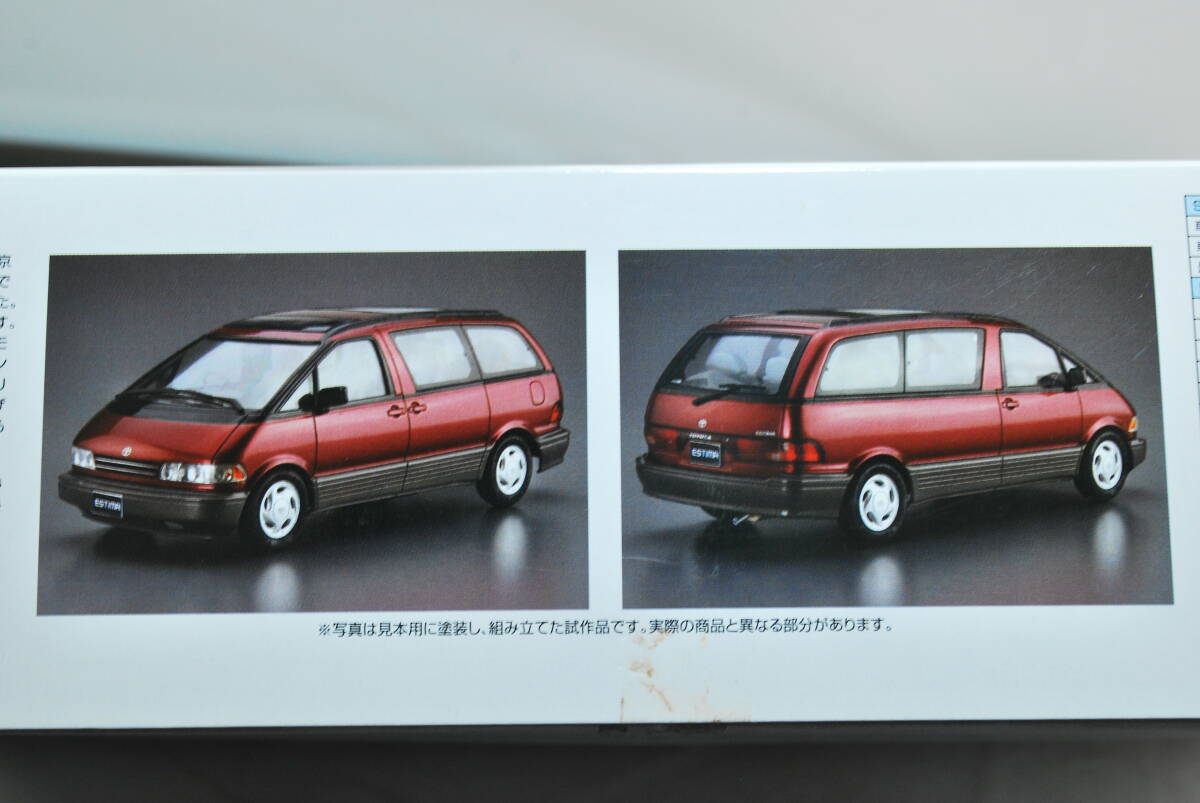 ■ 希少！未開封 アオシマ 1/24 トヨタ エスティマ TCR11W ツインムーンルーフ ’90 ■の画像4