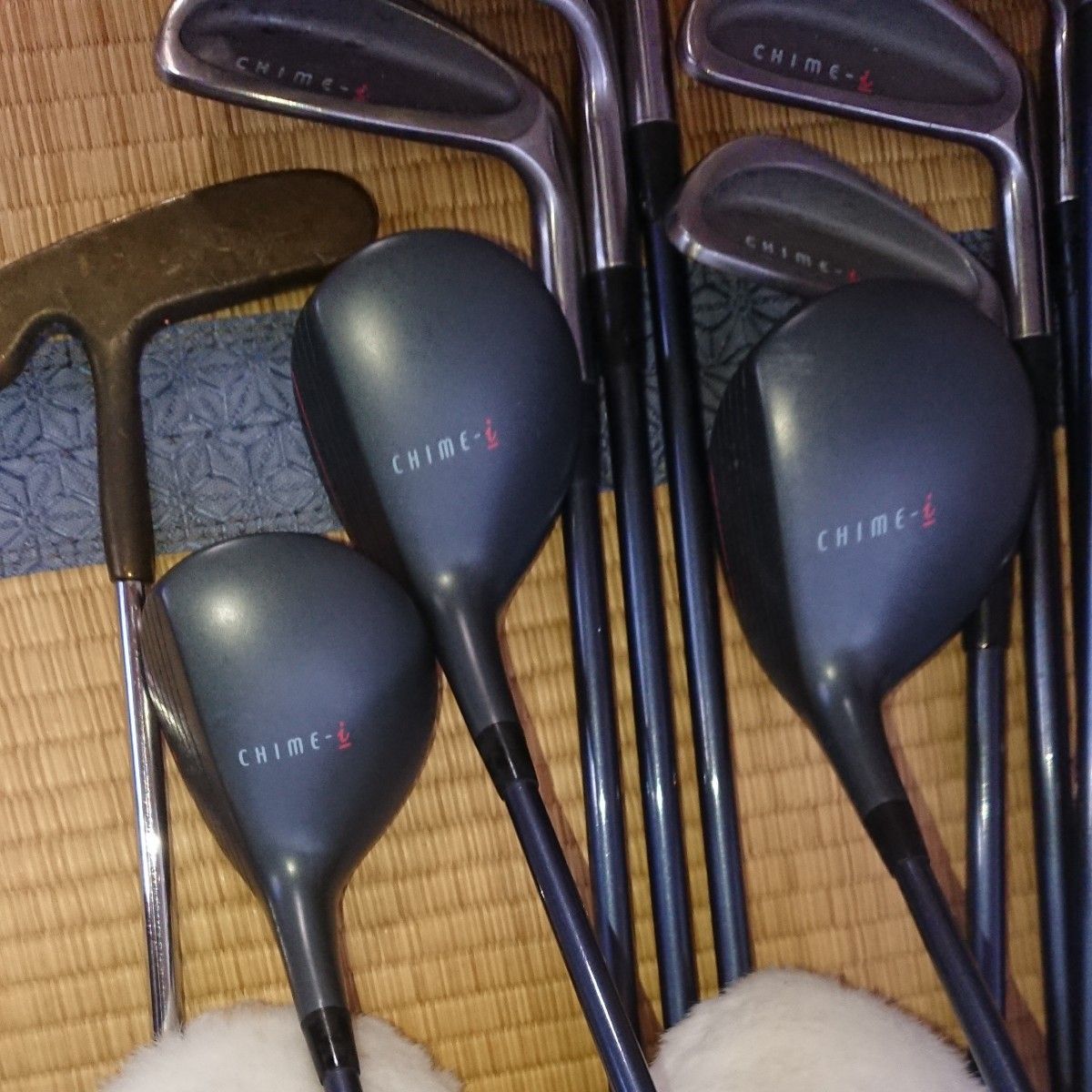 中古 ミズノ CHIME-i レディースゴルフクラブセット 11本 アイアンセット 7本 ウッド3本 パター mizuno 中古 ミズノ CHIME-i レディースゴルフクラブセット 11本 アイアンセット 7本 ウッド3本 パター mizuno