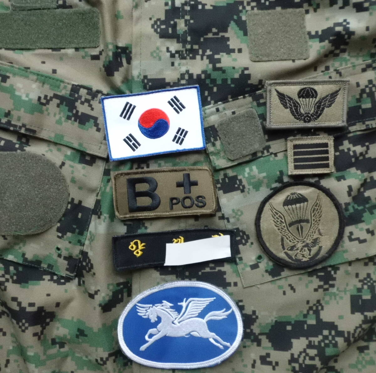 韓国軍空輸特戦団迷彩BDUジャケット_画像2