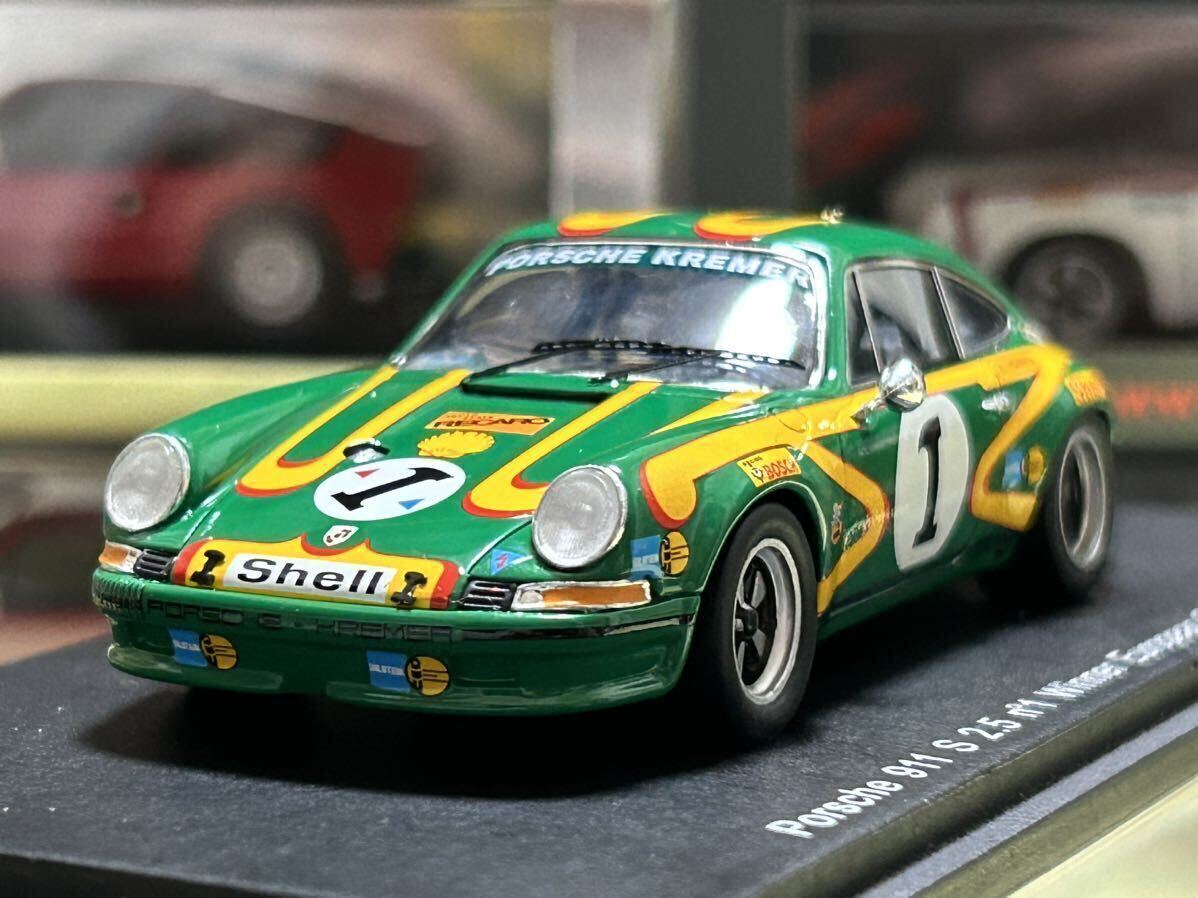 スパーク spark 1/43 Porsche 911 S 2.5 n°1 Winner European GT Trophy 1972 [S0992] John Fitzpatrickの画像1