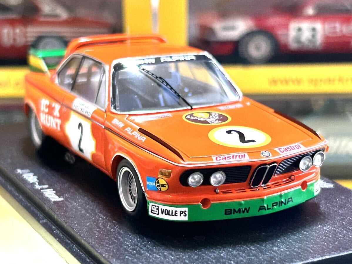 スパーク spark 1/43 BMW 3. CSL 2nd 6H Paul Ricard 1973 [S2820] J.Ickx / J.Huntの画像3