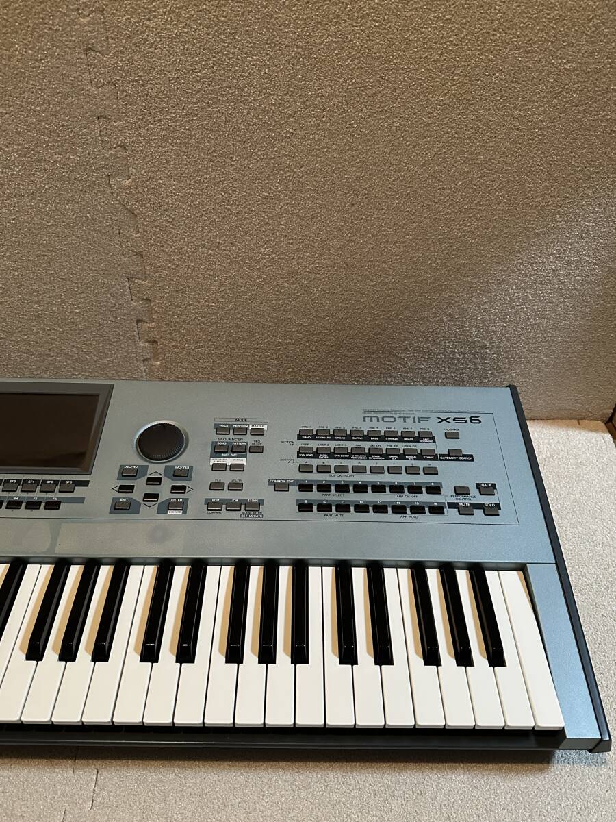 YAMAHA ヤマハ MOTIF XS6 シンセサイザー 動作品の画像3