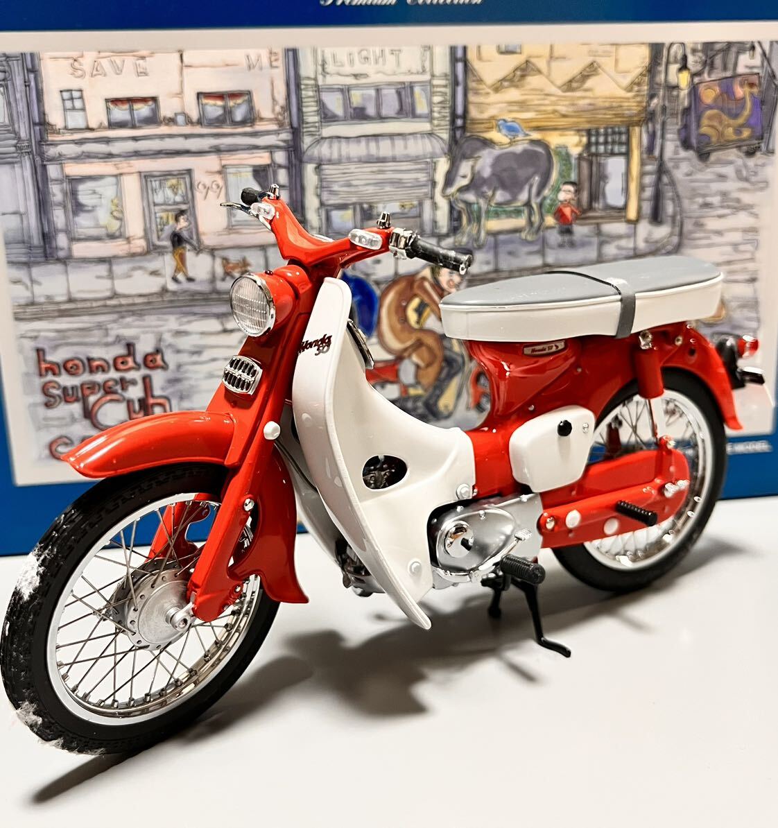 1円 スタート エブロ 1/10 Honda SUPER CUB CA100 1962 ホンダ スーパーカブ CA100 '62 _画像1