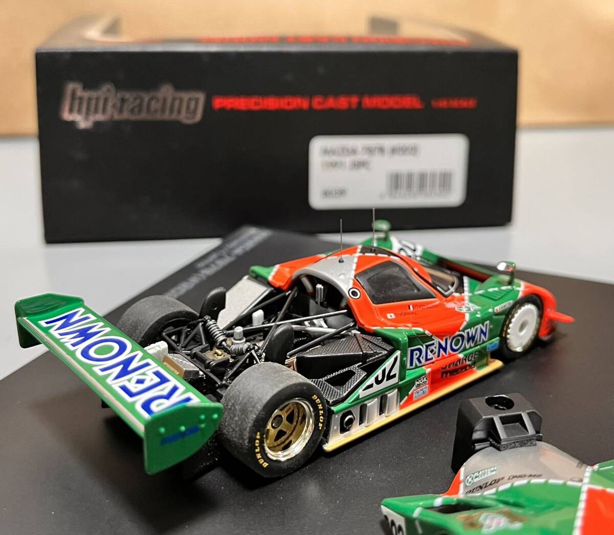 hpi racing 1/43 MAZDA 787B #202 1991 JSPC マツダ 787B '91 イグニッションモデルの画像5