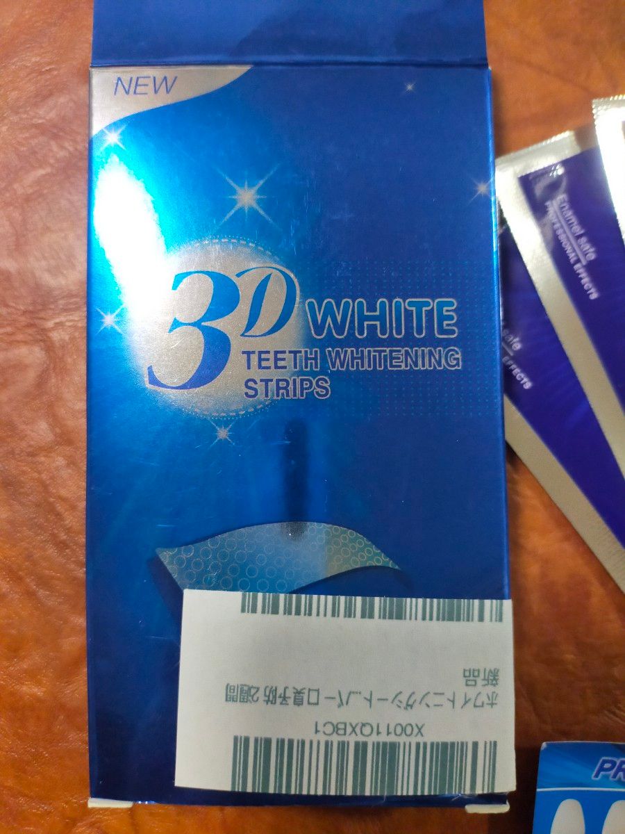 3D WHITE TEETH WHITENING STRIPS 7回分