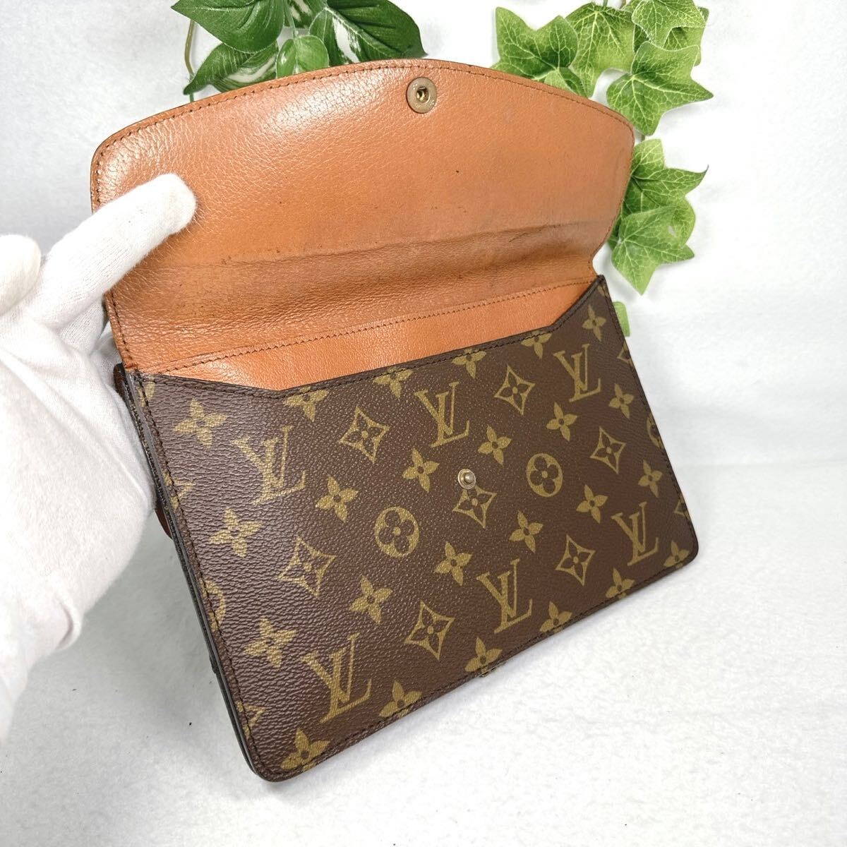 【ヴィンテージ 】1円 LOUIS VUITTON ルイヴィトン モノグラム ドゥーブルラバ セカンドバッグ クラッチバッグ M51815 _画像7