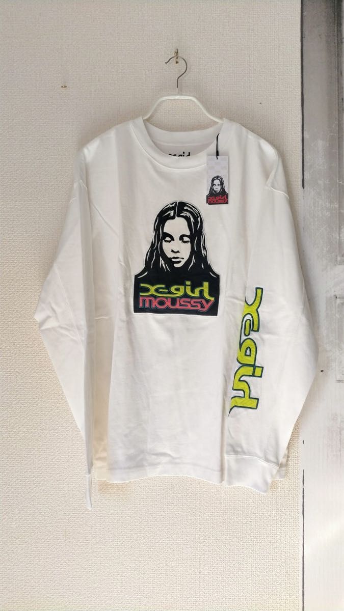 美品X-girl×moussyコラボロングカットソー Tシャツ|Yahoo 美品X-girl×moussyコラボロングカットソー Tシャツ|Yahoo