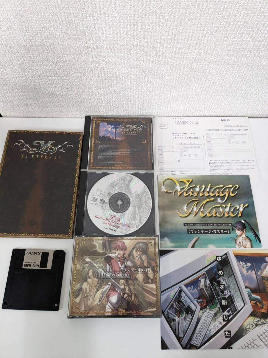 63a0815 PC game CD-ROM 2 ps summarize set Y*s ETERNAL Ⅰ Ⅱ e-s Eternal 1 2 Falco mWindows 95/98