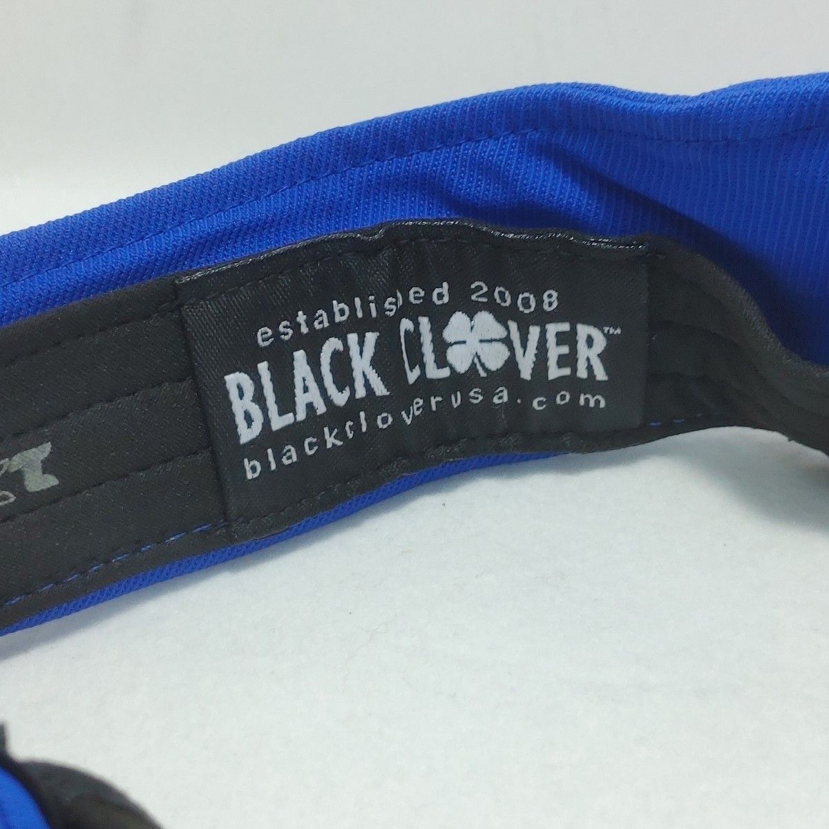 [USED] BLACK CLOVER サンバイザー ブルー(RED/ROYAL) フリーサイズ(約55～57㎝)【0309】