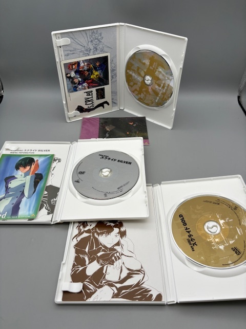 【全巻・イラストカード】スクライド 全9巻+ファンディスク SILVER+GOLD DVDセット #24-314-1_画像9