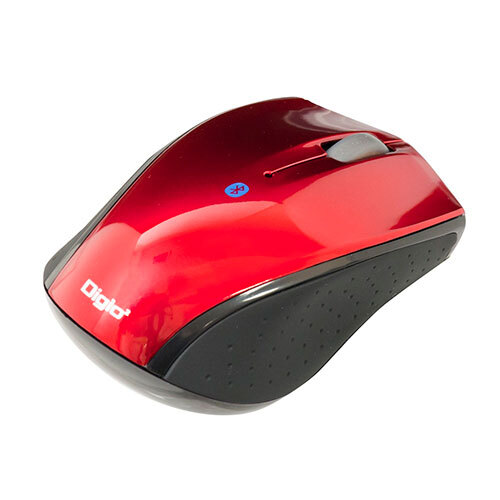 Digio デジオ 小型 Bluetooth 3ボタンBlueLEDマウス レッド MUS-BKT99NR_画像1
