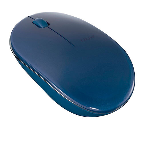 Digio デジオ FLATTY フラッティ Bluetooth 3ボタン BlueLEDマウス ブルー MUS-BKT154BL_画像1