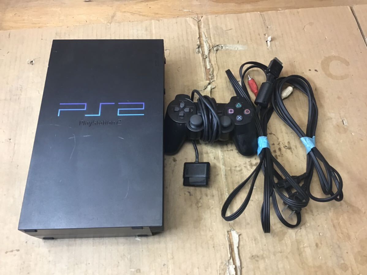 SONY PlayStation2 PS2 console SCPH-30000 controller set tested ソニー プレステ2 本体 コントローラ 動作確認済_画像4