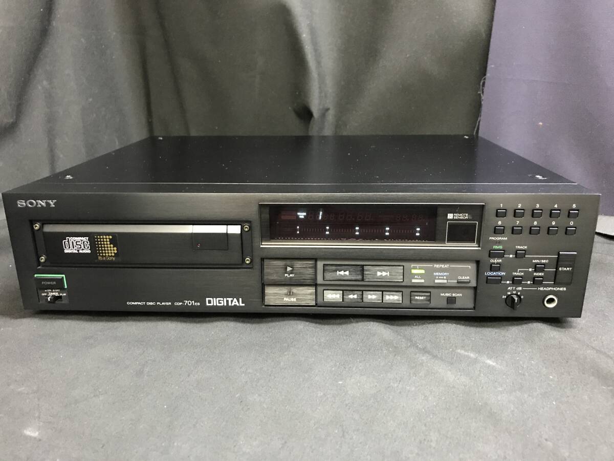 SONY( Sony ) CD player CDP-701ES manual attaching ( Junk )