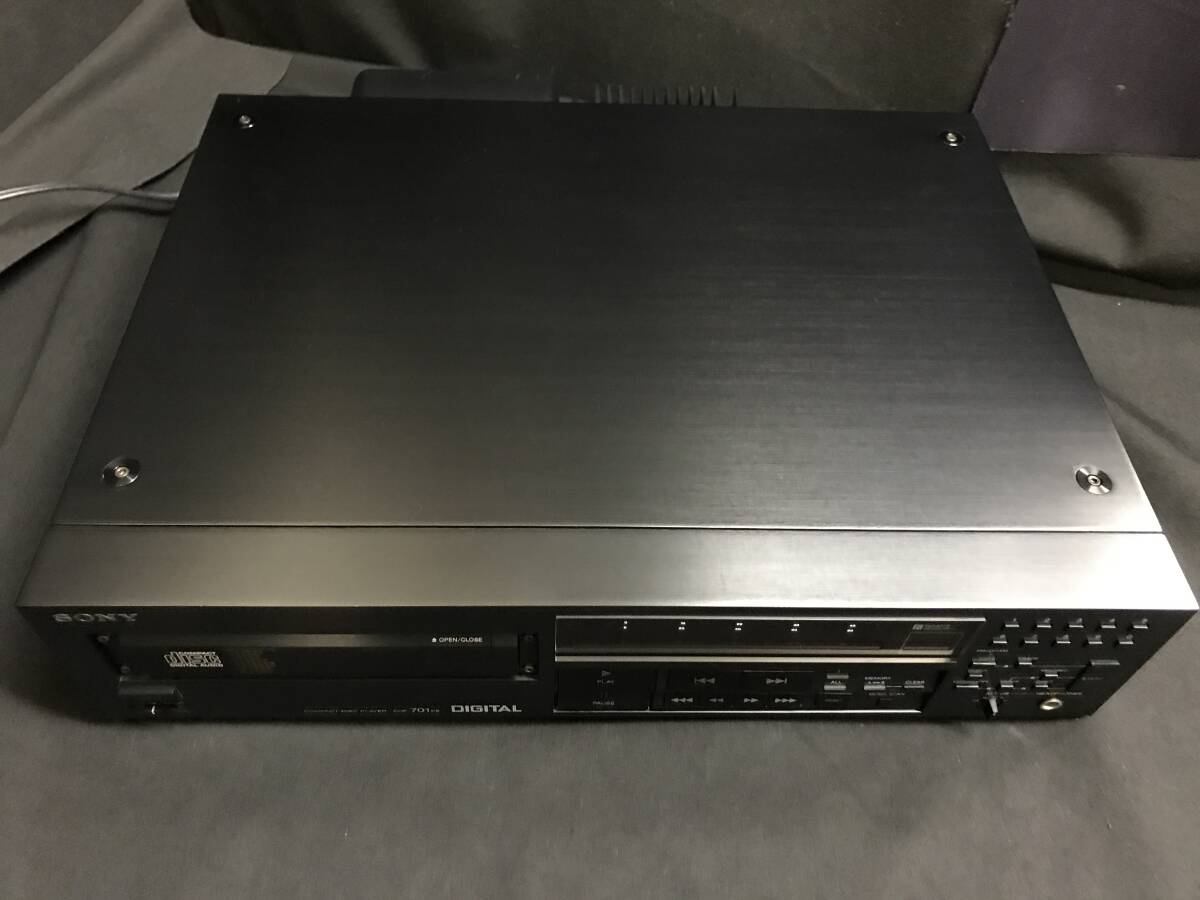 SONY( Sony ) CD player CDP-701ES manual attaching ( Junk )