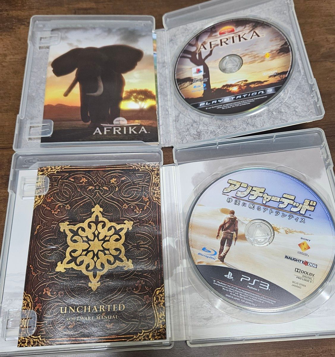 バイオハザード　アフリカ　アンチャーテッド　PS3ソフト
