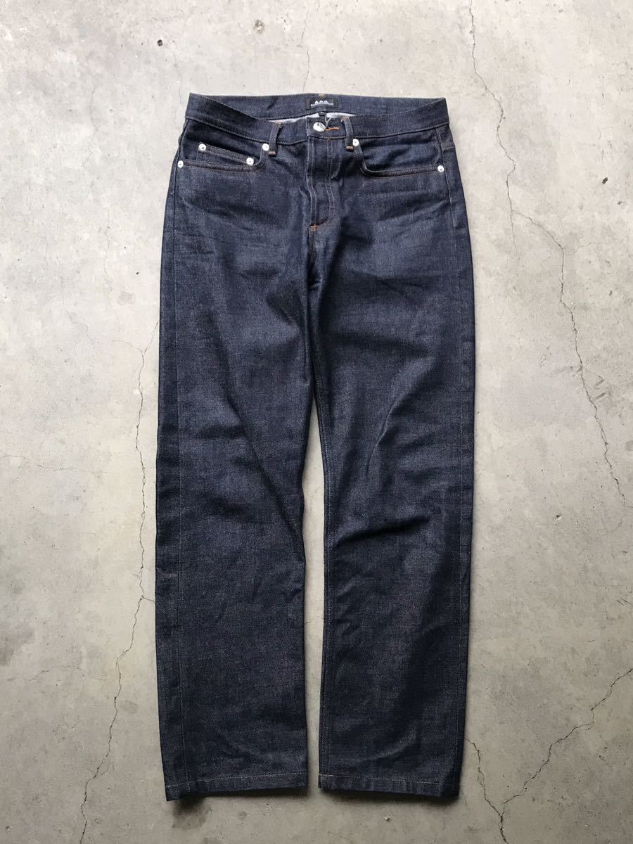 APC [JEAN NEW STANDARD] W30 アーペーセー メンズ ジーンズ セルビッチ デニムパンツ 赤耳 インディゴ_画像3