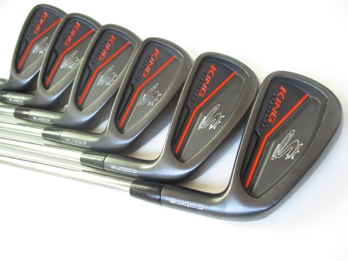 コブラ cobra KING FORGED CB BLACK 5-PW 6本 DG(S200) キング フォージド ブラック_画像2