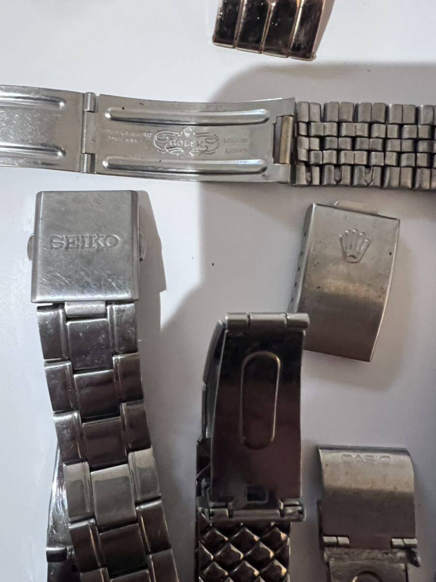 腕時計 部品 パーツ 機械式 クォーツ SEIKO CITIZEN CASIO その他 工具 舶来 国産 ジャンク 総重量1.7キロ時計バンド 時計ベルトの画像3