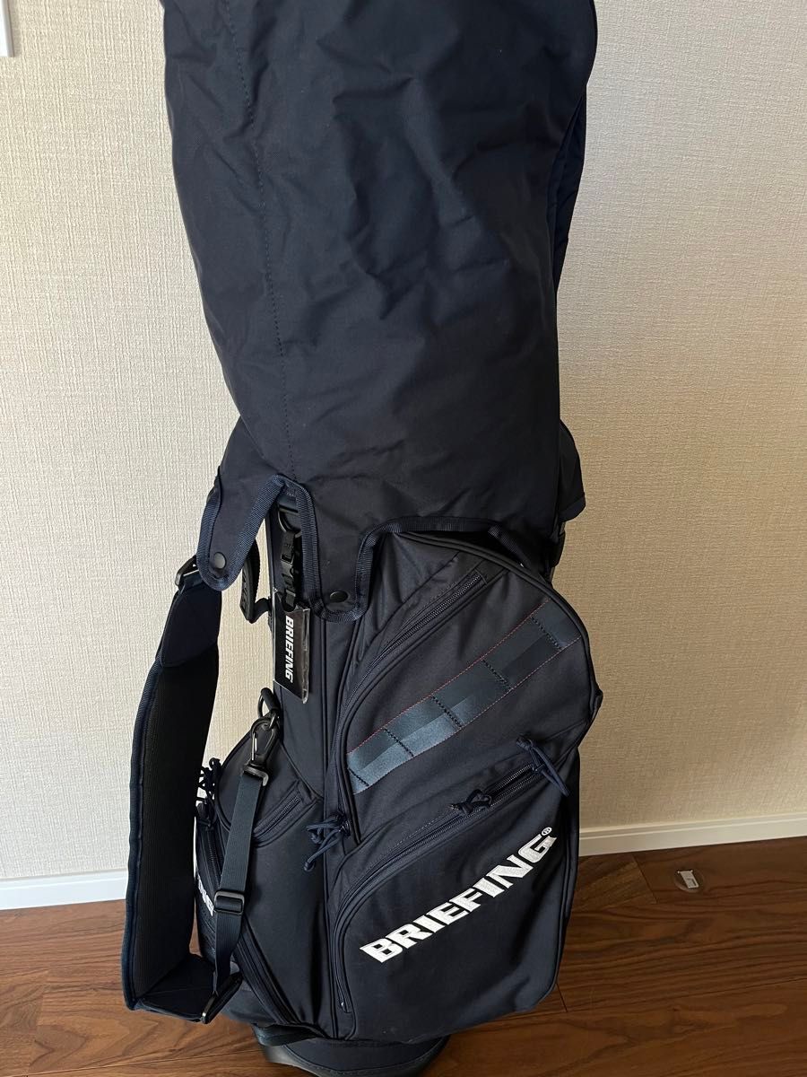 新品未使用】BRIEFINキャディバック 直営店限定モデル ネイビー 新品未使用】BRIEFINキャディバック 直営店限定モデル ネイビー