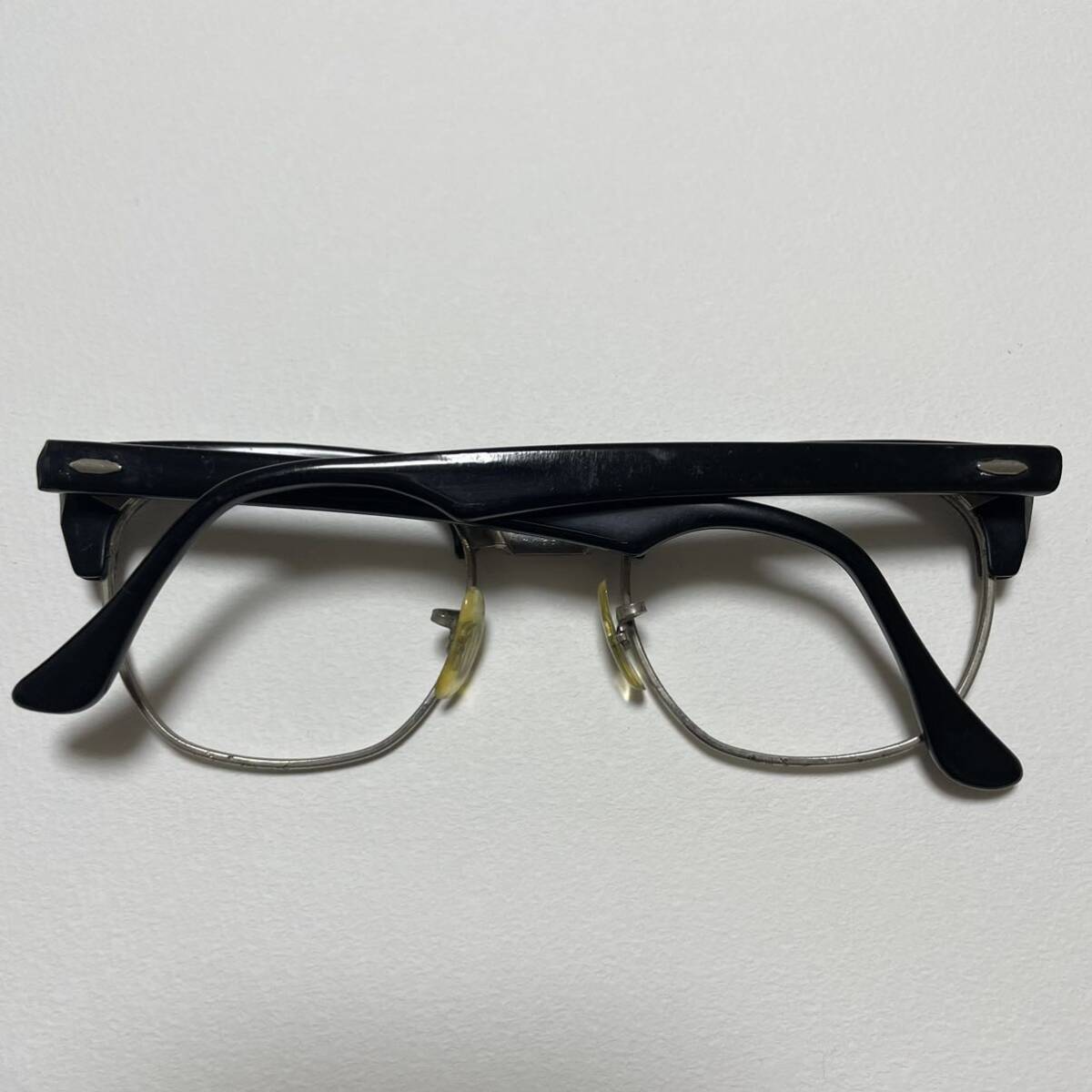 50s B&L SAFETY 48/22 ブロー ブローライン ボシュロム BAUSCH LOMB サーモント SIR MONT ビンテージ ビンテージメガネ サングラス 眼鏡の画像3