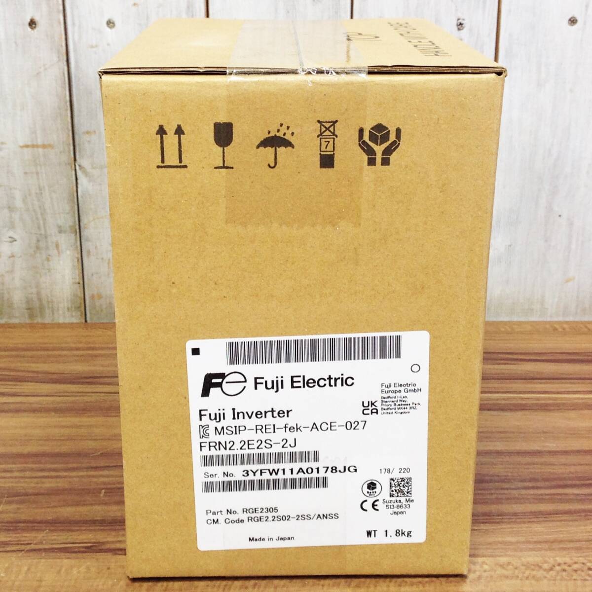 【AH-05167】新品未開封品 Fuji 富士電機 インバーター FRN2.2E2S-2J_画像1