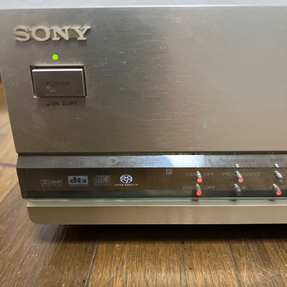SONY ソニー DVP-S9000ES CD/DVDプレーヤー 通電確認OK プレステージモデル 最上位機種_画像2