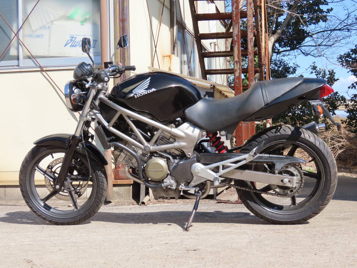 ホンダ VTR250 MC33 キャブモデル モリワキマフラー装備 業者価格にて陸送手配可能の画像5