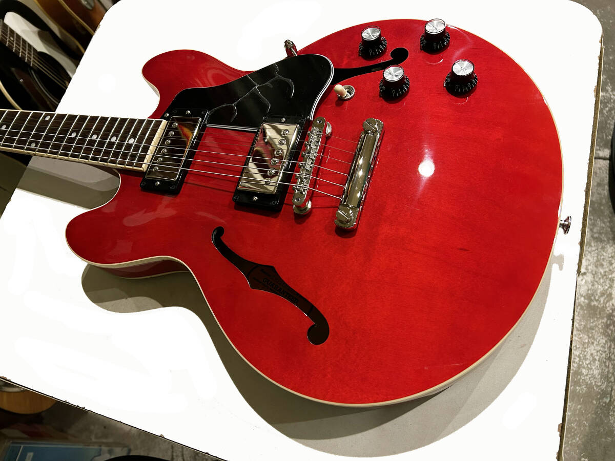 Gibson ES-339 Cherry Gloss 2023年製 極美品 ES-335をダウンサイジングした小ぶりなセミアコ 弾きやすさ抜群 グッドサウンド！の画像1