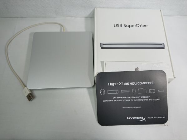 Apple アップル MD564ZM/A A1379 USB SuperDrive スーパードライブ 箱付 ls265の画像1