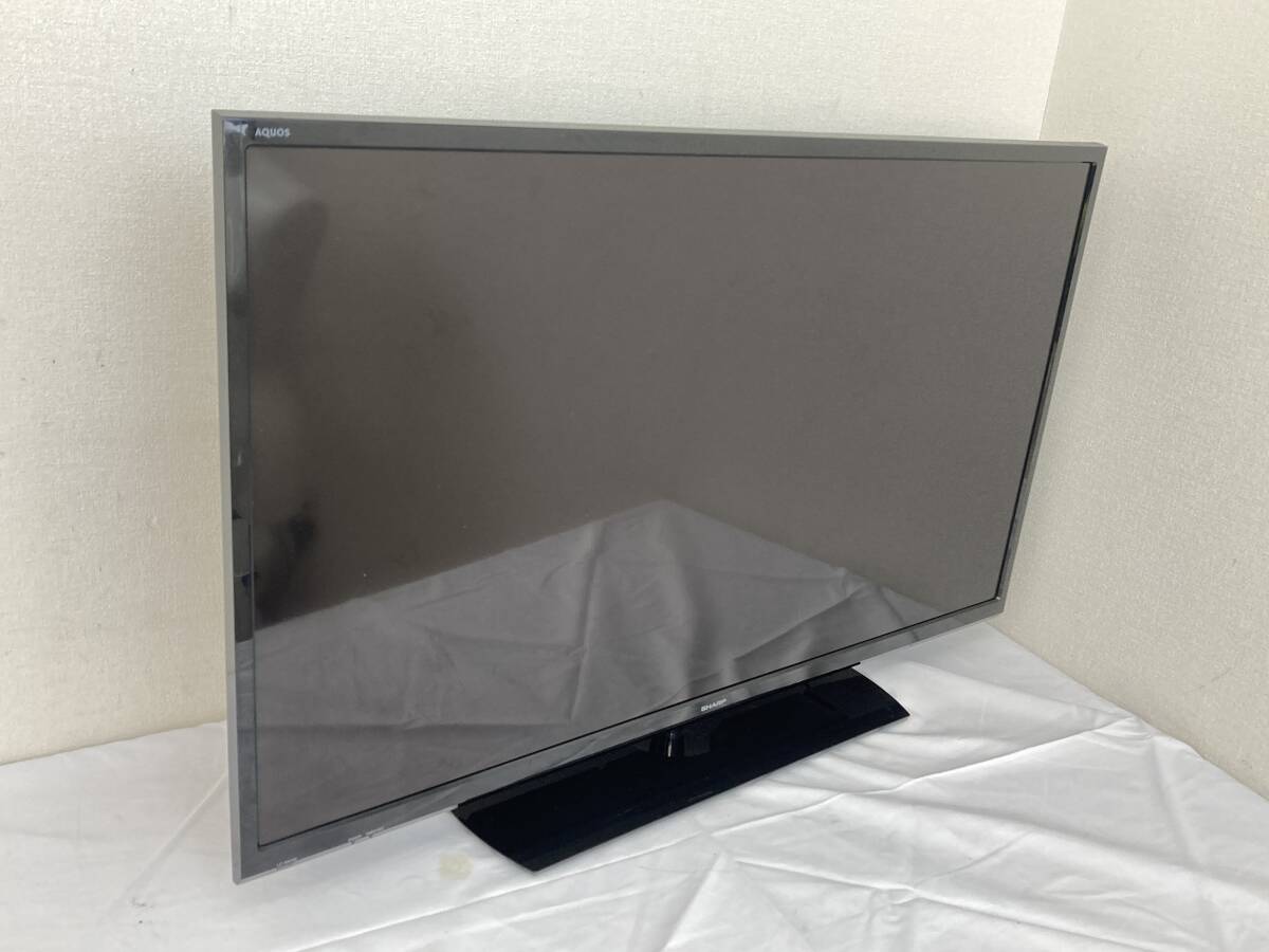 【IE183】(O) SHARP シャープ 40V型 液晶テレビ AQUOS LC-40H40 フルハイビジョン 2017年製 互換リモコン付き 通電動作確認済み 中古現状品の画像2