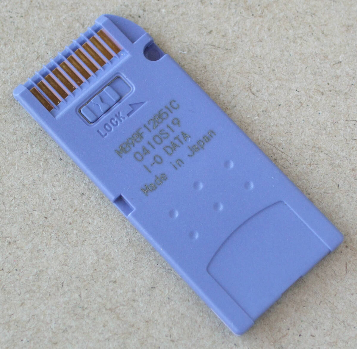 送料無料 I・O DATA アイ・オー・データ機器 MEMORY STICK メモリースティック 128MB MB98F12851C 日本製 Made In Japan 即決！_画像2