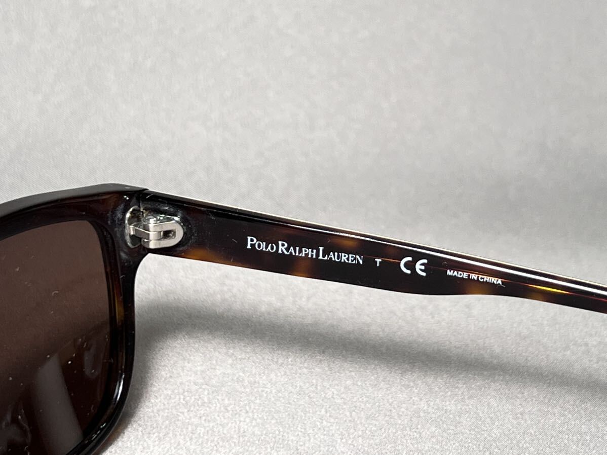  popular [POLO Ralph Lauren/ Polo Ralph Lauren ]4053 full rim we Lynn ton type sunglasses Brown × tartan check pattern case attaching 