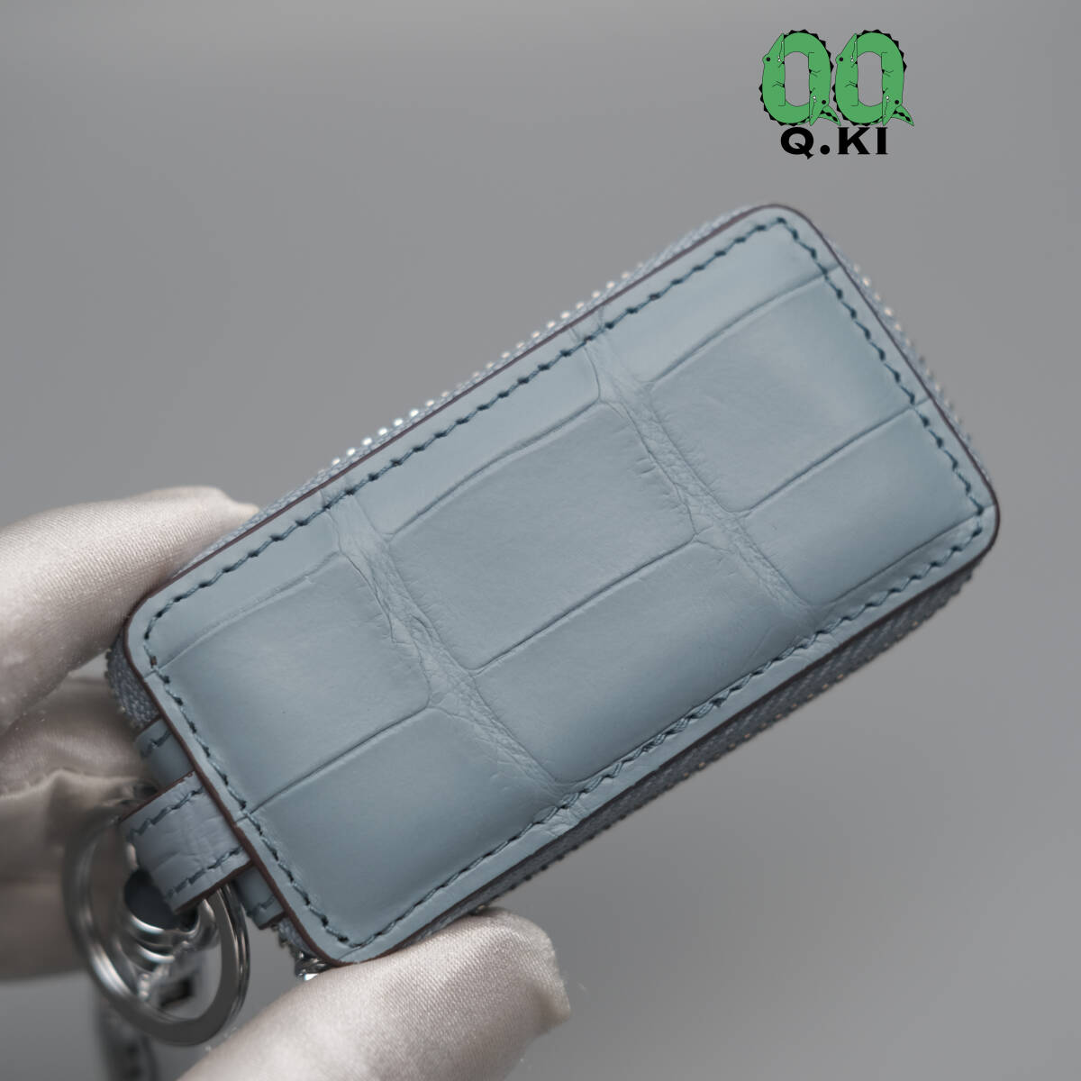 [ the truth thing ]2 point set crocodile leather key case . key holder wani leather genuine article original leather No.62878