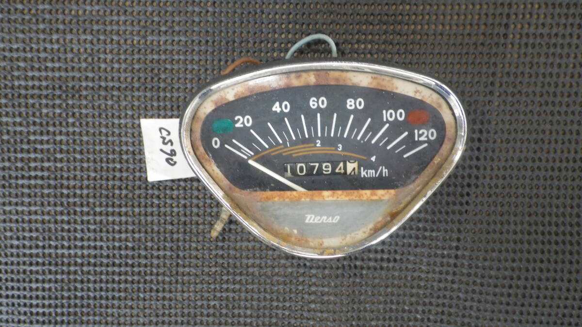 ホンダ CS90 初期型 スピードメーター  デンソーの画像1