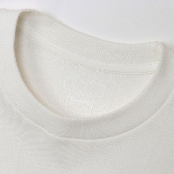 [ヘインズ] Tシャツ メンズ 半袖 SHIRO hanes 綿100% 丸胴仕様 白クルーネック XLサイズ_画像4