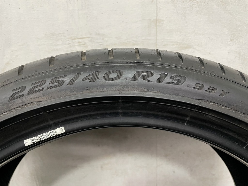 【埼玉発】（引き取り可能）225/40R19 PIRELLI ピレリ P-ZERO TM 1本  ＃c00634の画像7