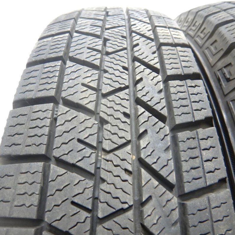 中古タイヤ 145/80r13 スタッドレスタイヤ DUNLOP WINTER MAXX 03 2本セット モコ キャロル フレアワゴン プレオ 中古 13インチ_画像3