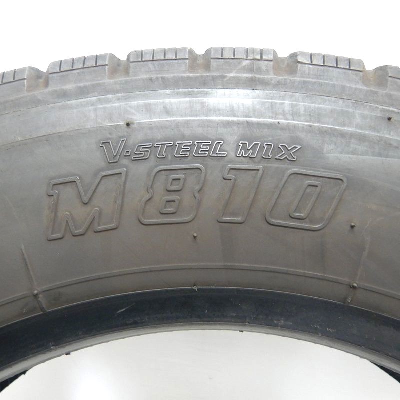 中古タイヤ 195/70R17.5 112/110L BRIDGESTONE M810 4本セット ダイナ 中古 17.5インチの画像4