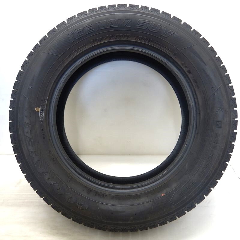 中古タイヤ 225/65r17 スタッドレスタイヤ GOODYEAR ICE NAVI SUV 1本 単品 レクサスNX RAV4 ハリアー エクストレイル 中古 17インチ_画像2