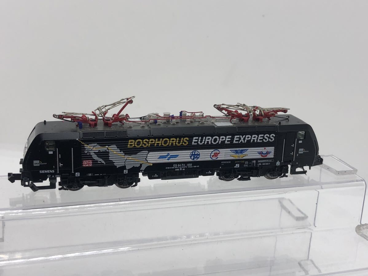  operation verification settled white color light lighting Hobbytrain BR189 locomotive [Bosphorus Europe Express] painting machine Pantah damage Junk 1 jpy ~