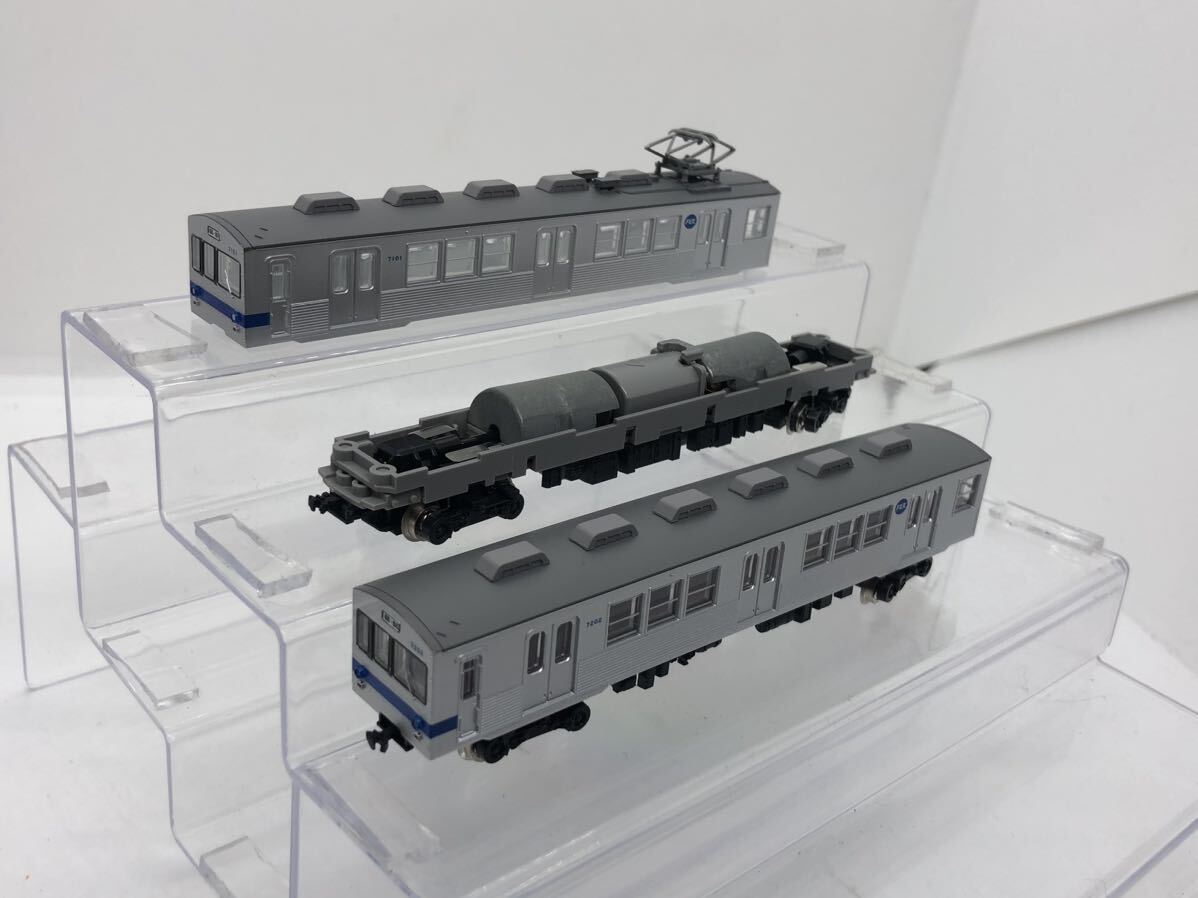 TM-06 сила единица рабочее состояние подтверждено Fukushima транспорт 7000 серия 2 обе комплект железная дорога коллекция металлический kore1 иен ~
