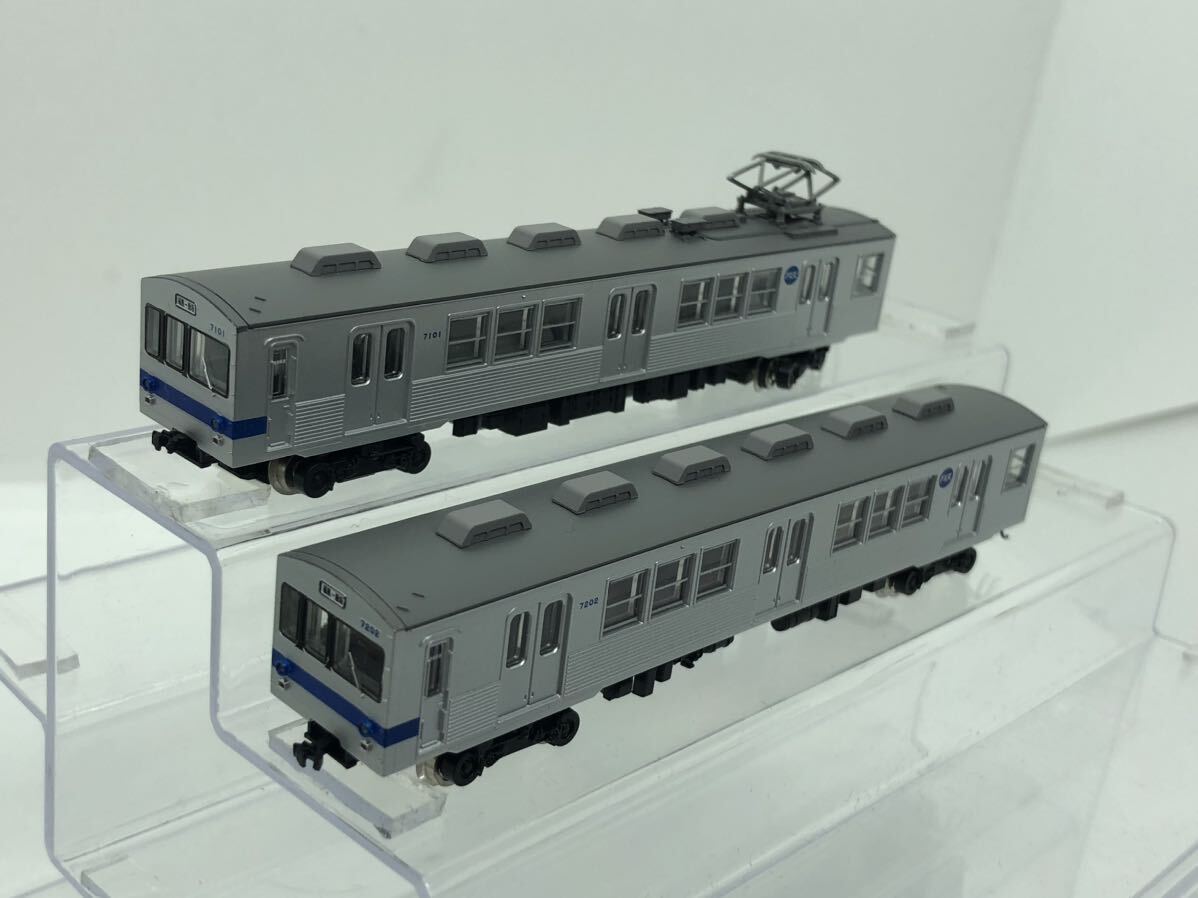 TM-06 сила единица рабочее состояние подтверждено Fukushima транспорт 7000 серия 2 обе комплект железная дорога коллекция металлический kore1 иен ~