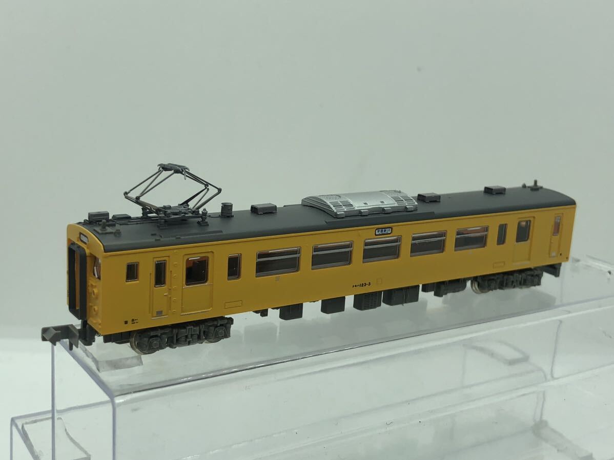 N化 T車 鉄道コレクション 鉄コレ123系宇部・小野田線(黄色)クモハ123-3 1円〜_画像3