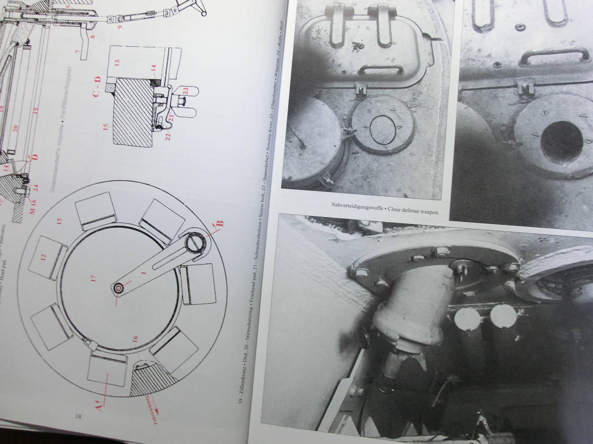 キングタイガー 最高の資料本！◆洋書『ケーニクス・ティーガー』内部構造＆運用戦史・写真８５０枚・英語＆独語７２０ページ◆_画像4