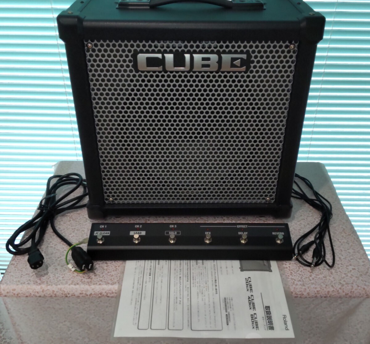 Roland CUBE-80GX＋ GA− FC 付き ローランド ギターアンプ コンボ