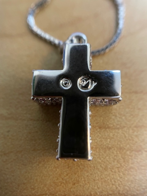 SWAROVSKI スワロフスキー ネックレストップ クロス 十字架 ストーンの画像4