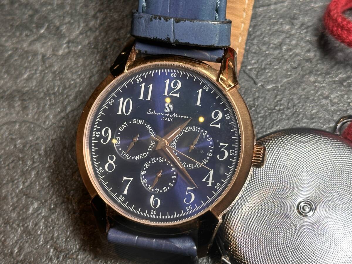 17256〇腕時計　懐中時計 サルバトーレ マラ AERO ３本セット_画像2