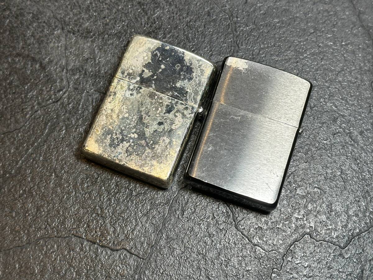 B184●ZIPPO ジッポ　ライター　 イルカ ブルー カジキ２個セット_画像2